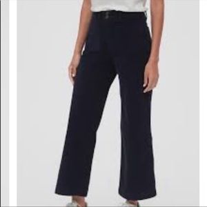 Gap high rise wide leg corduroy cropped pants 14